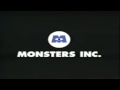 Monsters Inc Trailer VHS