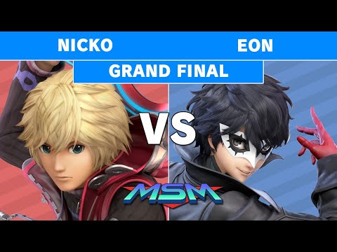 MSM 203 - Demise | Nicko (Shulk) Vs FS | Eon (Joker) Grand Finals - Smash Ultimate
