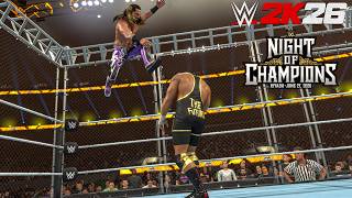WWE Night of Champions Seth Rollins vs Bron Breakker Inside Steel Cage! WWE 2K26 WWE Night of Champions Seth Rollins vs Bron Breakker Inside Steel Cage! WWE 2K26