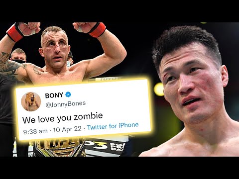 FIGHTERS REACT TO ALEXANDER VOLKANOVSKI VS KOREAN ZOMBIE  - TKO - UFC 273