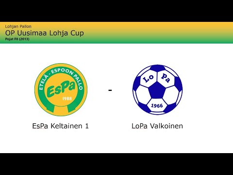 EsPa 2013 Keltainen 1 vs LoPa Valkoinen