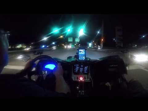 1st nighttime drive with the Kraftwerks Super Charger