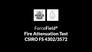 Fire Attenuation Test FSZ 1552a