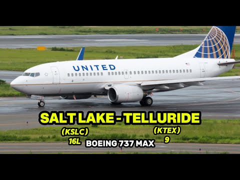 BOEING 737 MAX- KSLC to KTEX | Real-Time Weather | MSFS2020