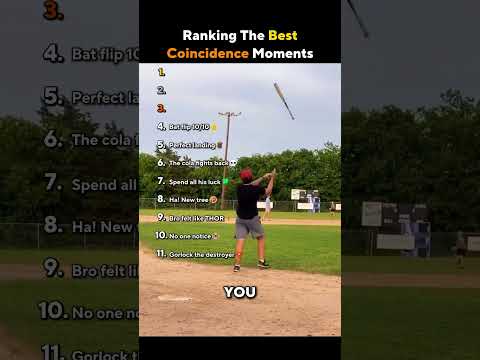 Ranking the best coincidence moments