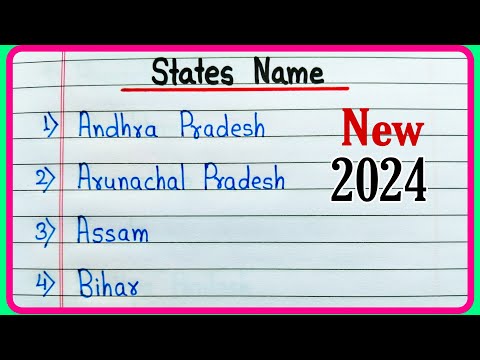 28 States name of India | State name | Indian states name | How many states are there in India 2023