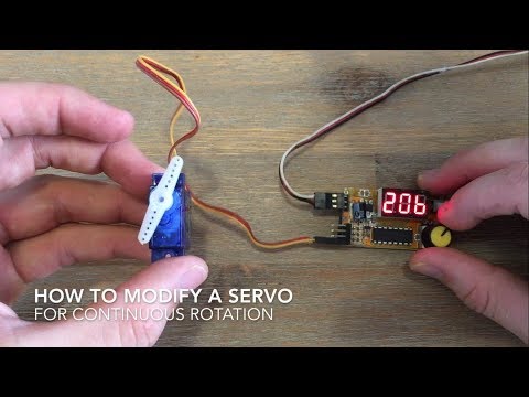 How To Modify A Servo For Continuous Rotation