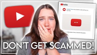 YOUTUBE CREATORS, WATCH OUT FOR THIS SCAM!
