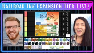 Ranking ALL the Railroad Ink Expansions! | Board Game TIER LIST 🚂