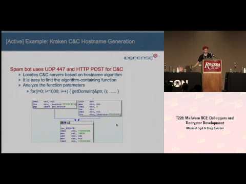 DEF CON 16 Hacking Conference Presentation By Ligh - Sinclair - Malware RCE - Video and Slides
