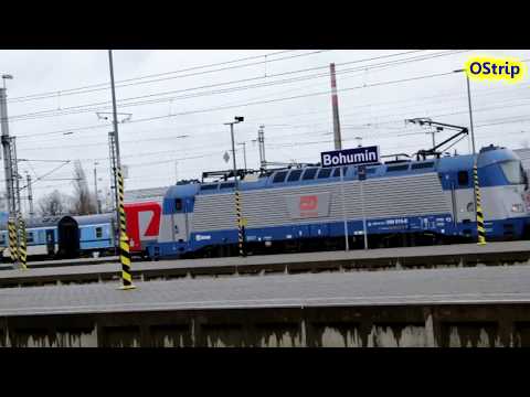 #Bohumin nocą: manewry Vectron 383.062 oraz Skoda 380.015