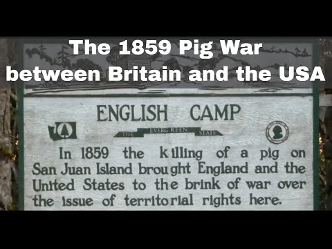 15th June 1859: The Pig War begins between the USA and Britain