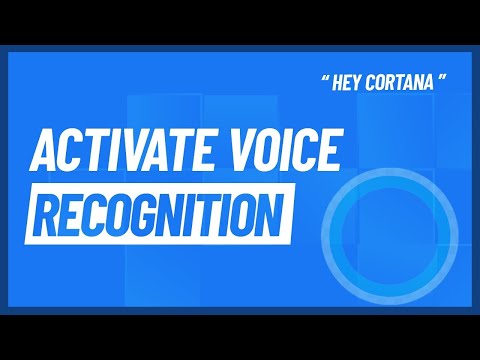 How to activate Cortana voice recognition (Windows 10)