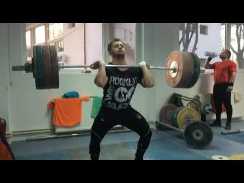 Gabriel Sincraian - Power clean and jerk 190kg