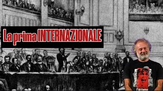 La prima Internazionale dei lavoratori: Bakunin, Marx, Mazzini.