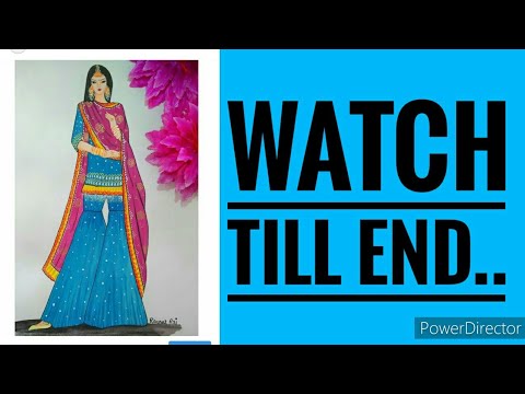 How to draw girl in sharara......(step by step)