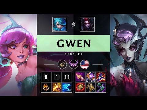 Gwen Jungle vs Elise - NA Master Patch 25.11