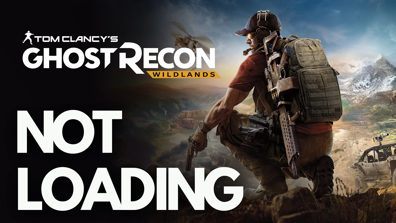 Tom Clancy's Ghost Recon Wildlands Infinite Loading Screen/Stuck On Splash Screen PC FIX🎮🔥