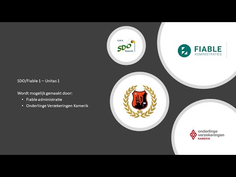 SDO/Fiable 1 - Unitas/Perspectief 1