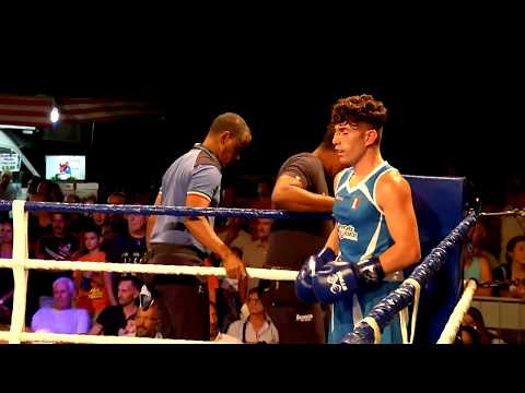 Combattimento di pugilato della Nazionale Italiana - Busca VS De Rosa