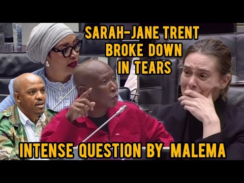 Watch Sarah-Jane Trent broke down in tears under intense questioning by Malema on IPID investigation