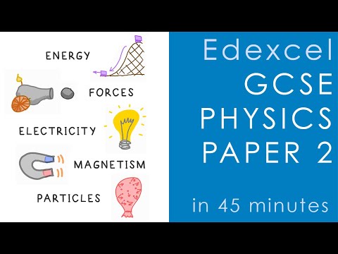 All of Edexcel PHYSICS Paper 2 in 45 minutes - GCSE Science Revision