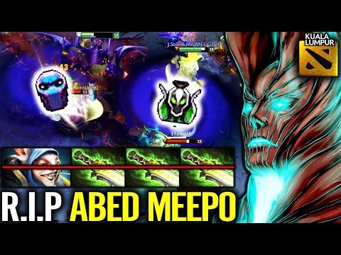MOST EPIC PRO TEAM WORK Kuala Lumpur Major Moo Terroblade IMBA Carry vs Meepo by Abed Dota 2