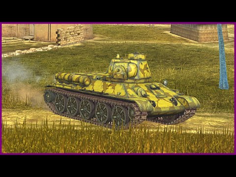 WOT Blitz / Type T-34 / 5 frags / 2.1k dmg