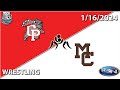 Team Toyota's TAKEDOWN TIME IN THE REGION: Crown Point vs. Mount Carmel Wrestling (1/16/2024)