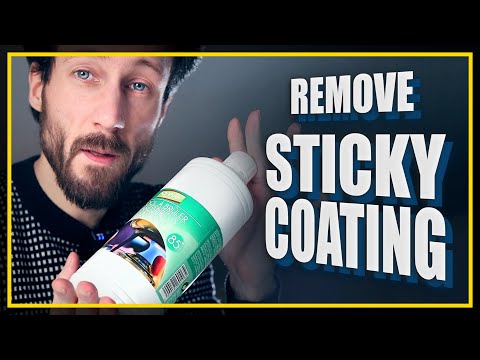, title : 'How to remove STICKY RUBBER COATING from plastic | The BEST + CHEAPEST METHOD!'