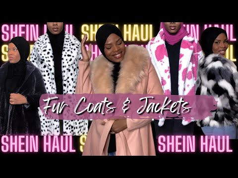 SHEIN COAT HAUL | Fur Coats & Jackets Try On | OUTERWEAR HAUL