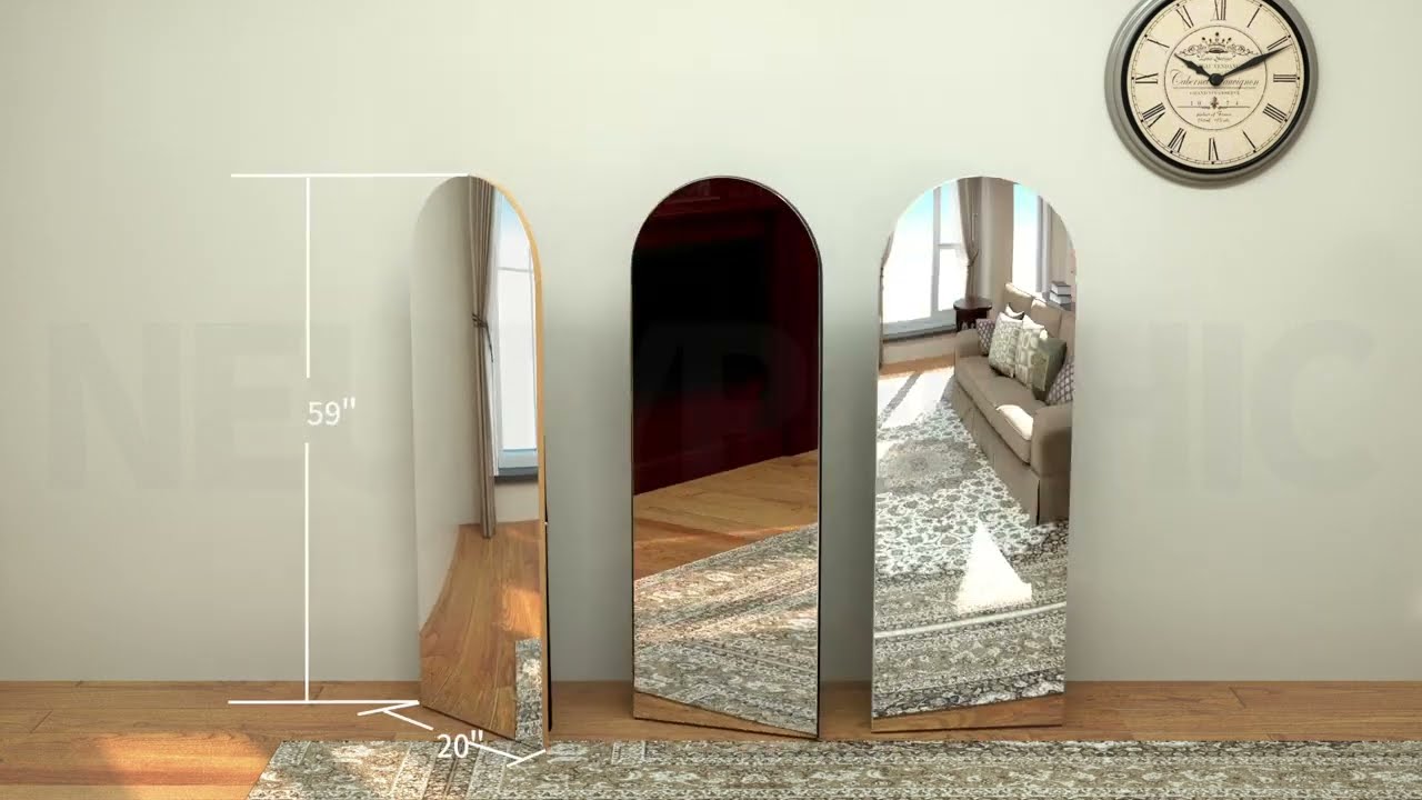 Riley Arched Full Length Mirror | Full Body Mirror