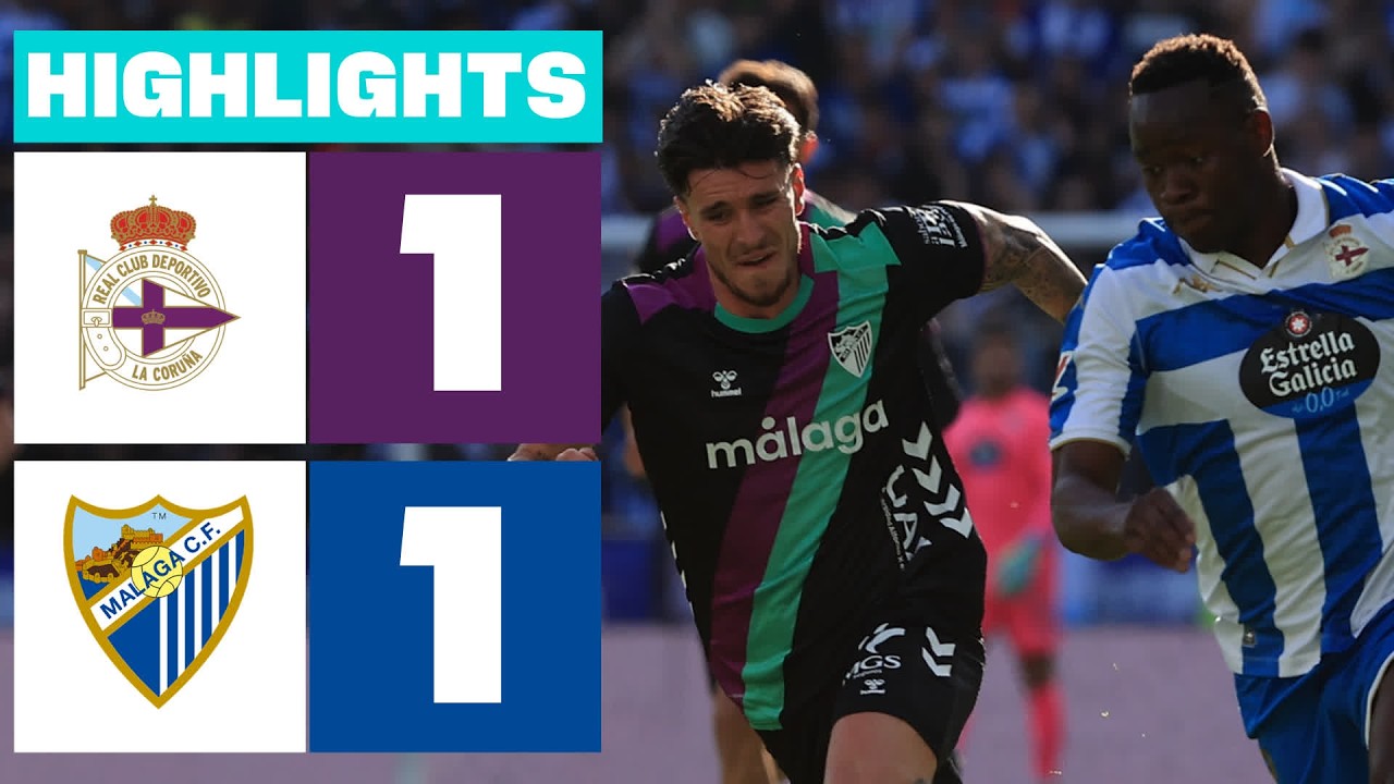 Deportivo La Coruña vs Málaga Highlights