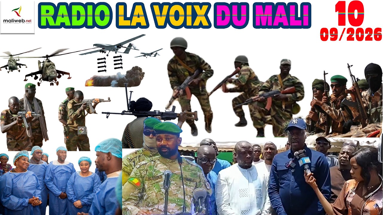 La Revue de Presse de la RADIO LA VOIX DU MALI du 10Septembre 2026