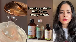 Products I Buy Every Month | Skincare, Haircare, Bodycare, Makeup ✨
