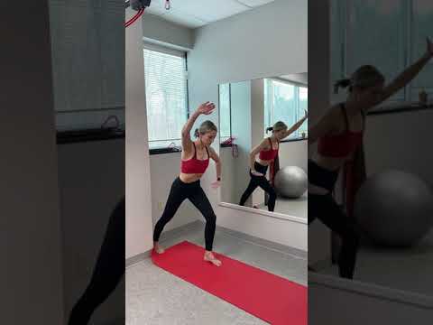 Low Pressure Fitness Exercises while applying the Hypopressive "abdominal vacuum" technique.