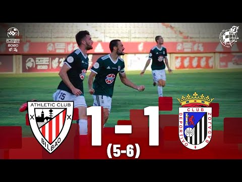RESUMEN | Athletic Club "B" 1-1 CD Badajoz | Cuartos de final | Fase de ascenso a Segunda División
