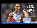 What A Moment Sha Carri Richardson Brings USA The Double In The Sprint Relay Eurosport