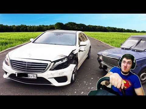 ТАКСИСТ ПСИХАНУЛ и КУПИЛ НОВЫЙ МЕРС s63 - CITY CAR DRIVING + РУЛЬ