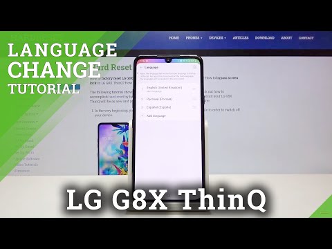 How to Change Language in LG G8X ThinQ – Set Up Proper Language