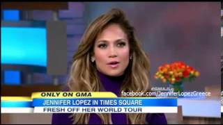 Jennifer Lopez on Good Morning America 22/1/13
