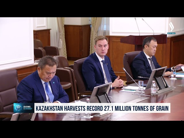 Kazakistan’da rekor düzeyde tahıl hasat edildi