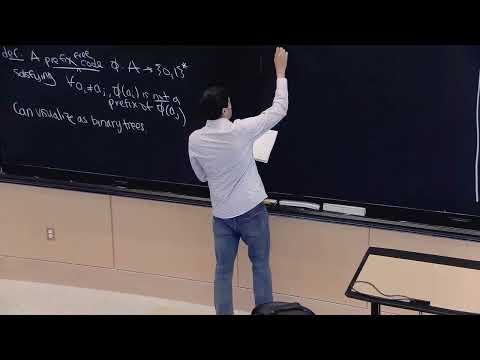 Lecture 17: Huffman Coding