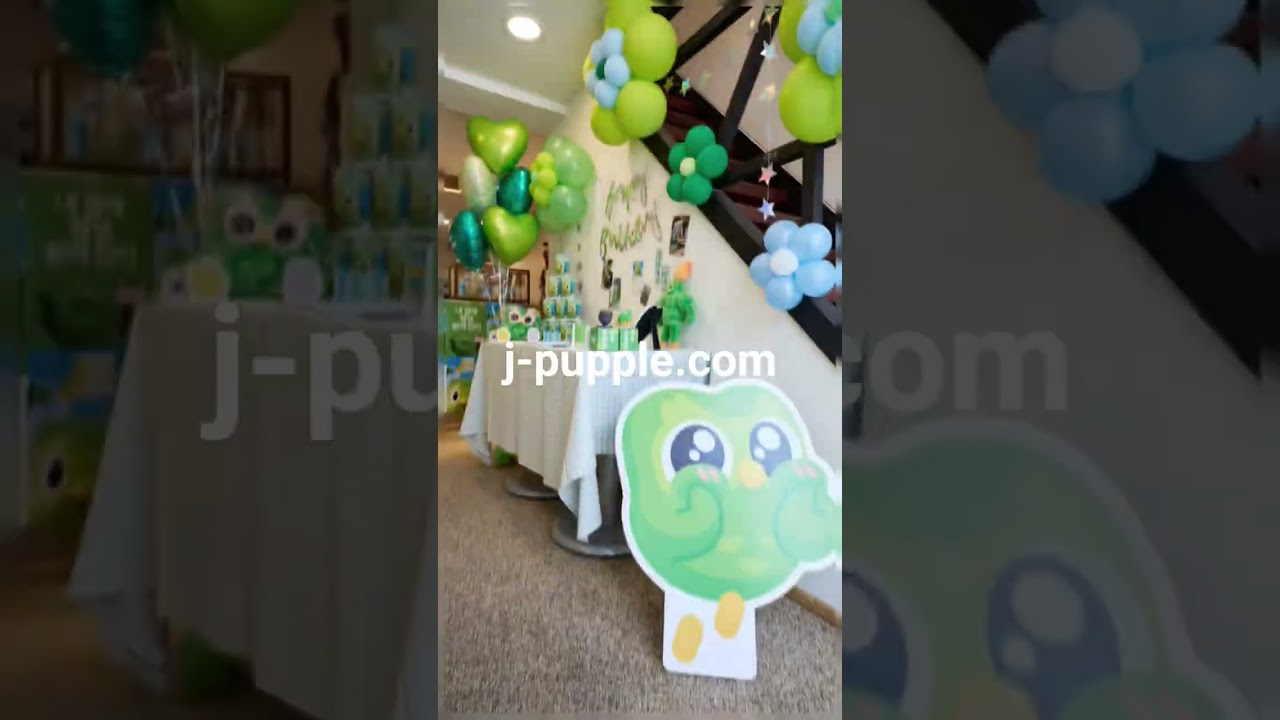 듀오링고 14주년 생일파티 풍선장식