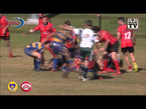 2015 NHRU Round 18 Premier 2 Highlights - Hamilton v Waratah