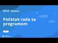 1 Početak Rada Sa Programom Word
