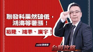 聯發科果然破低，鴻海等著漲！裕隆、鴻準、廣宇！ (圖)