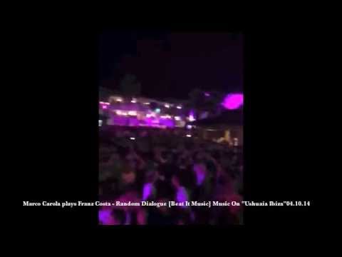 Marco Carola Plays Franz Costa - Random Dialogue (Beat It Music) Closing "Ushuaia Ibiza" 04 10 14