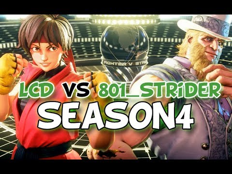 The Best G (801_Strider) Vs. The Best Sakura (LCD) - SFV S4