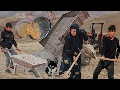 Preparing for Critical Days | Nomadic Family Stocking Essential Supplies